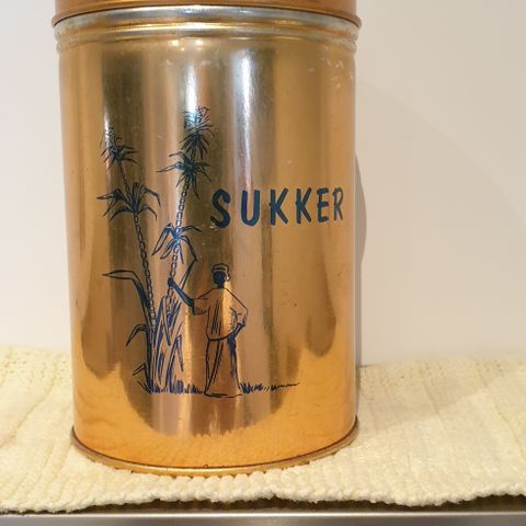 Retro sukker boks