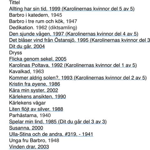 Bøker av Elsi Rydsjø ønskes kjøpt