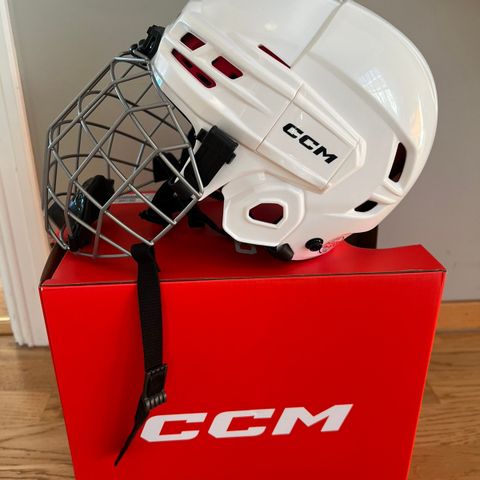 Bandy/hockey hjelm, CCM YT - str. 49-53,5.