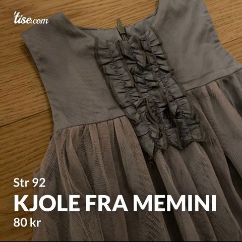 Kjole fra Memini str 92