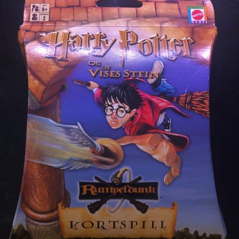 Harry Potter Og De Vises Stein / "The Sorcerer's Stone" Ubrukt Kortspill