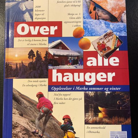 📚BORGE ANTIKVARIAT: «Over alle hauger» Skiforeningen