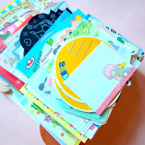 *STOR* Vintage KAWAII samling med brevpapir m.m x 480+! Sanrio, Anime, Manga
