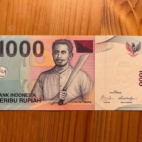 Indonesia 1000 Rupees. Utgitt 2009. UNC