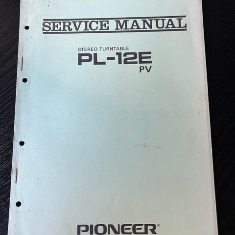 Pioneer PL-12E