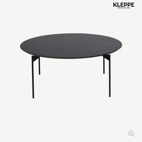 Kleppe Livorno sofabord, sort