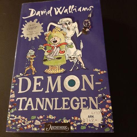 David Walliams Demon tannlegen, spennende bok