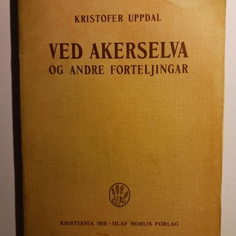 KRISTOFER UPPDAL (første bøker + dedikasjoner)