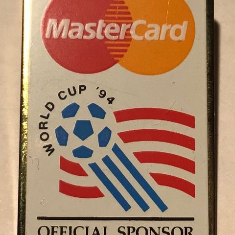 Fotball VM 1994 USA Master Card pins