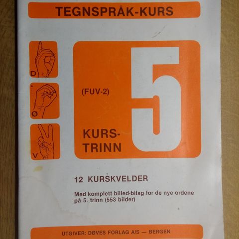 Tegnspråk-kurs 1987