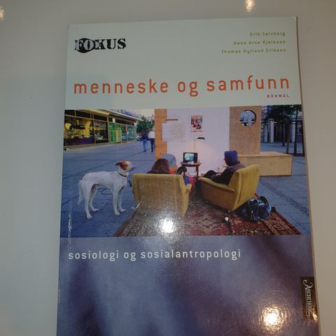 Menneske og samfunn. Sosiologi og sosialantropologi.