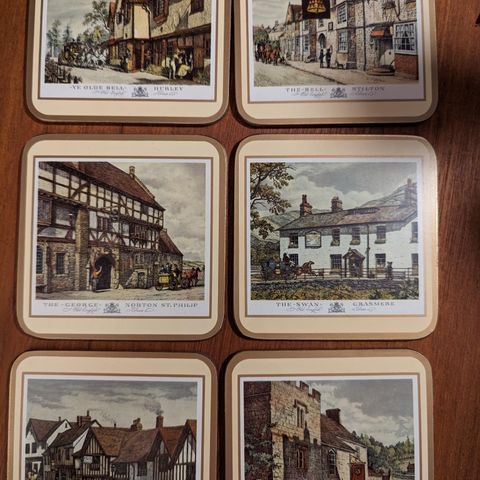 Vintage Pimpernel coasters