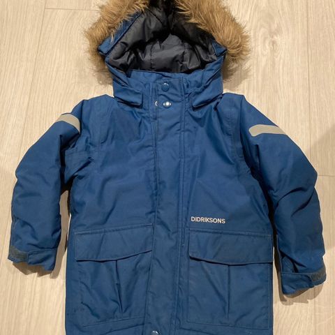 Didrikson parkas gutt str 100 selges