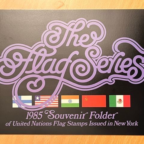 UN - The Flag Series - 1985 Souvenir Folder