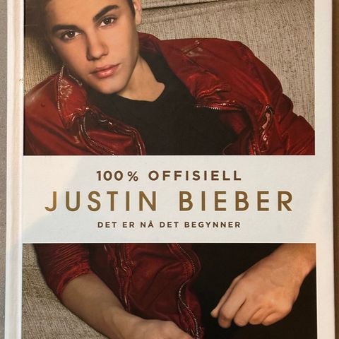 JUSTIN BIEBER bok - Det er nå det begynner.