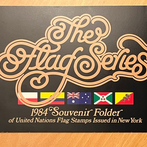 UN - The Flag Series - 1984 Souvenir Folder