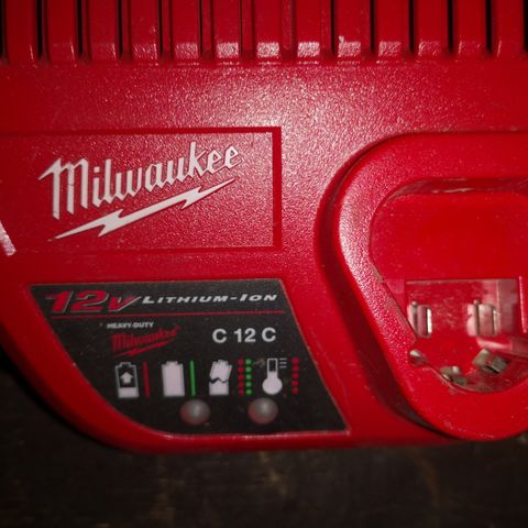 Milwaukee C 12 C batterilader - 2 stk