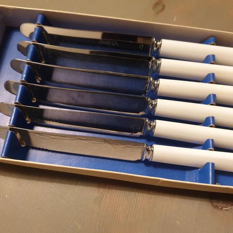 Dessert kniver Sheffield England selges kr 200,-