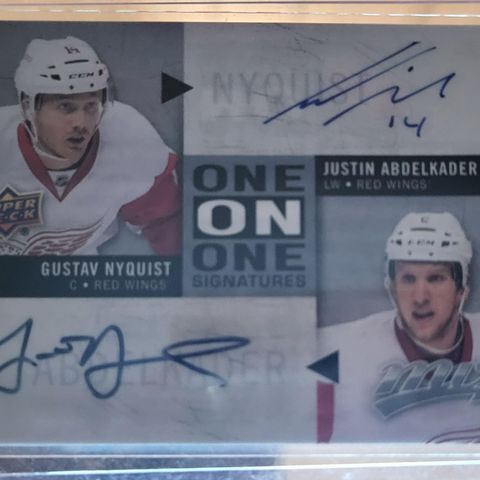 2015-16 Upper Deck MVP - One on One Signatures
