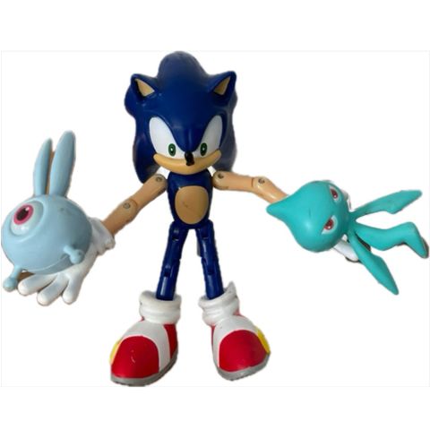 Semi Vintage Sonic the Hedgehog figur, 10 cm