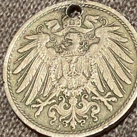 Smykke, gammel tysk mynt
