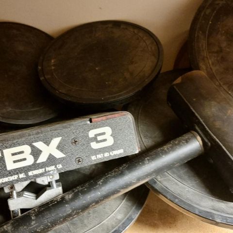 TBX 3 Tromme pad, og vintage padder +Hammer