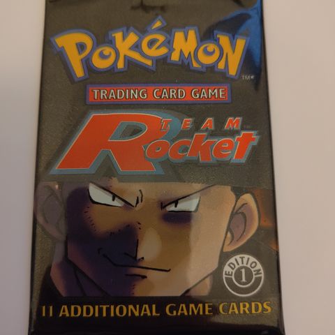 1st Edition Team Rocket Booster