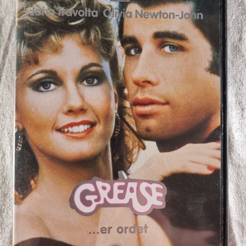 Grease DVD med Songbook norsk tekst