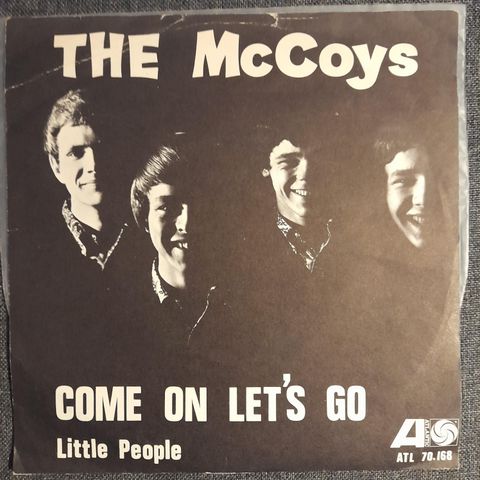 McCoys - Come on let,s go  7" 1966  Svensk