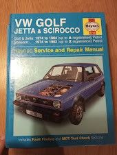 Haynes bok VW golf mk1