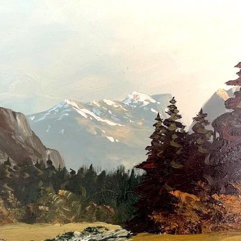 Maleri til hytta? Flott maleri - natur og fjell