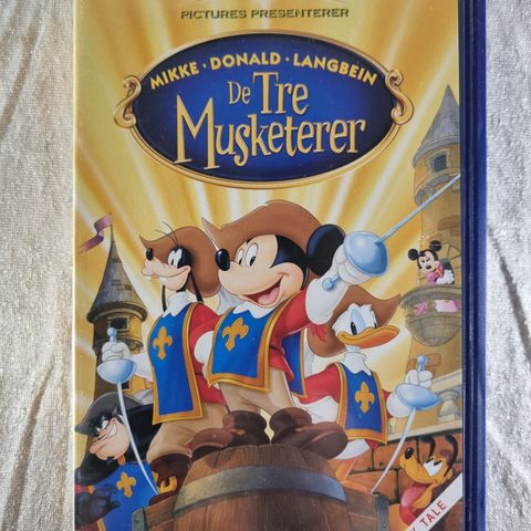 Disney De Tre Musketerer VHS