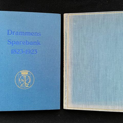 Drammens Sparebank 1823-1923 og 1923-1958 - 2 bind