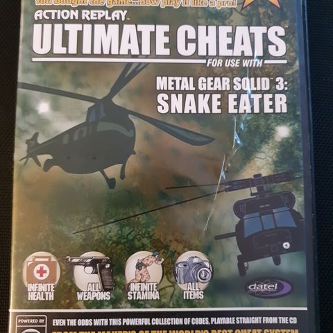 Action Replay Ultimate Cheats, Medal Gear Solid 3: Snake Eater