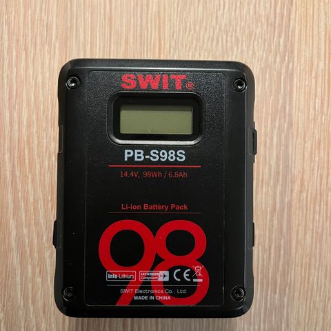 Lite brukt Swit PB-S98S V-mount batteri