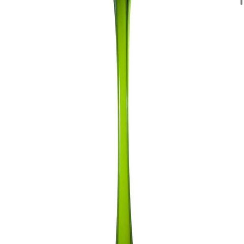 Vintage Tall / Green Colored Glass Vase