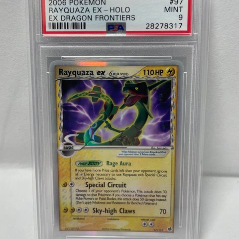 Pokemon Rayquaza ex Dragon Frontiers!