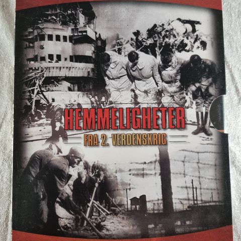 Hemmeligheter fra 2. verdenskrig DVD norsk tekst ny forseglet