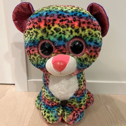 Stor bamse fra Ty - Dotty Leopard