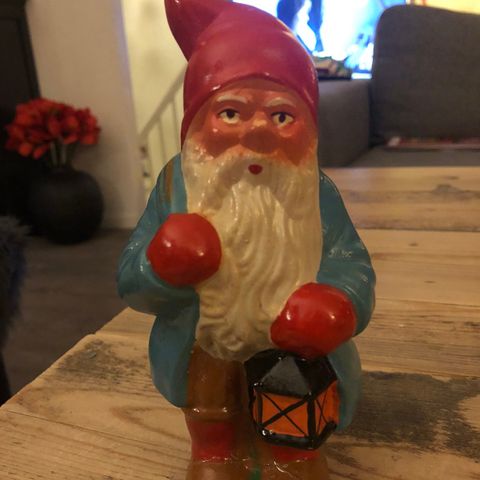 Gammel nisse. Vintage / Retro. H: 16,5 cm. B: 8 cm