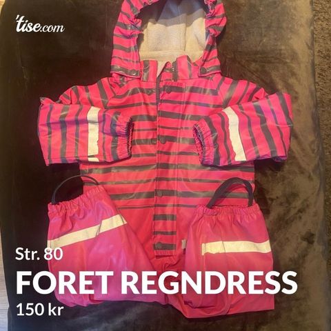 Foret regndress str. 80