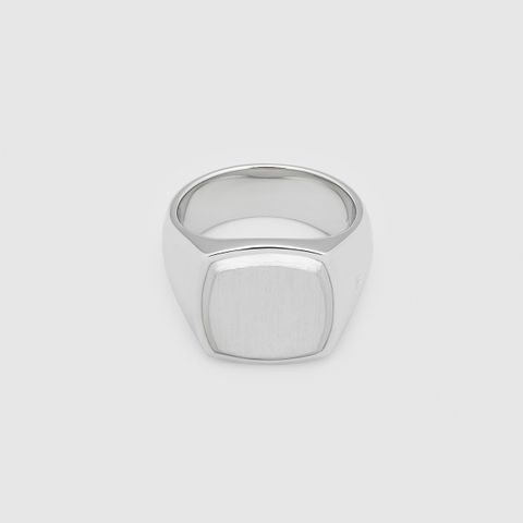 tom wood cushion top silver ring