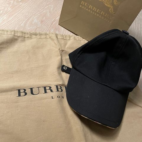 Burberry cotton baseball caps