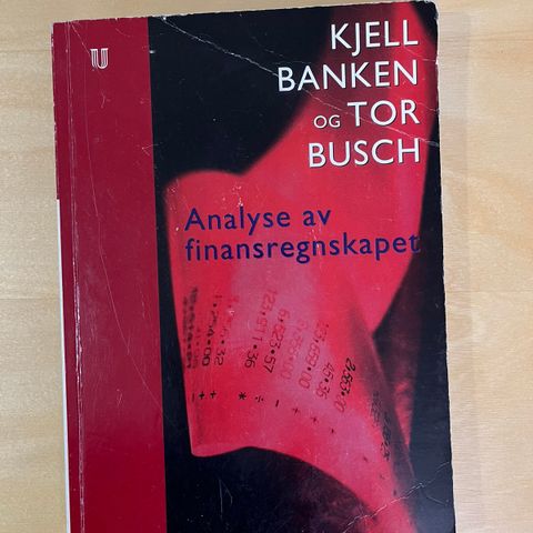 Analyse av finansregnskapet, Kjell Banken/Tor Busch