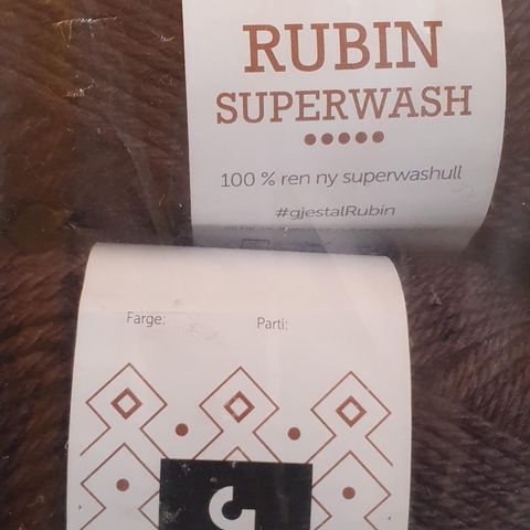 Rubin superwash fra Gjesdal