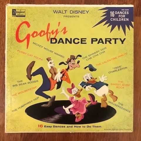 LP - Plate - Walt Disney - Goofy's Dance Party