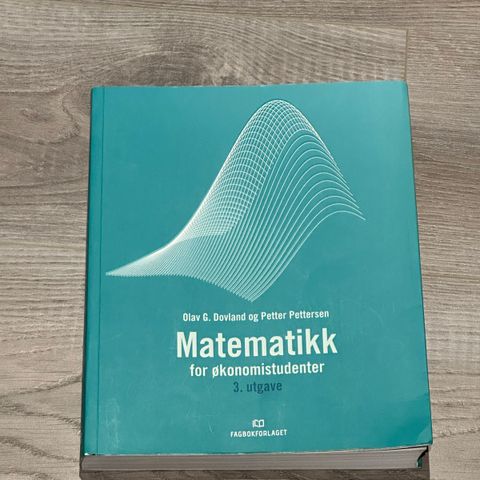 Matematikk for økonomistudenter