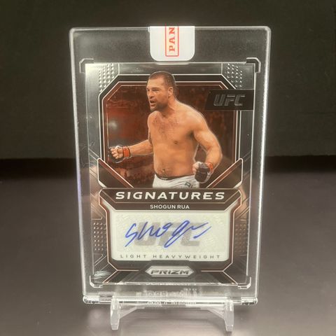 2021 Panini Prizm UFC SHOGUN RUA Autograf MMA