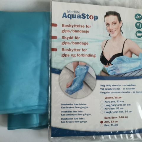 Aquastop dusjbeskyttelse til barn arm