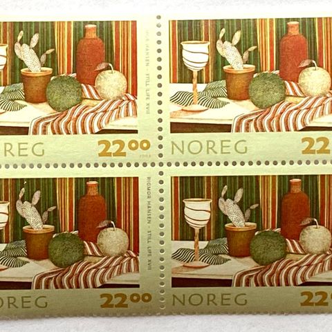 Norge 2003 Rigmor Hansen Still Life XVII - 4-blokk NK 1496 Postfrisk